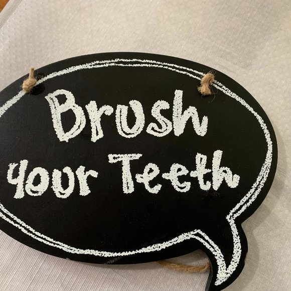 A set of 2 Black/White Chalk Bathroom Signs - Hobby Lobby - Picture 5 of 6